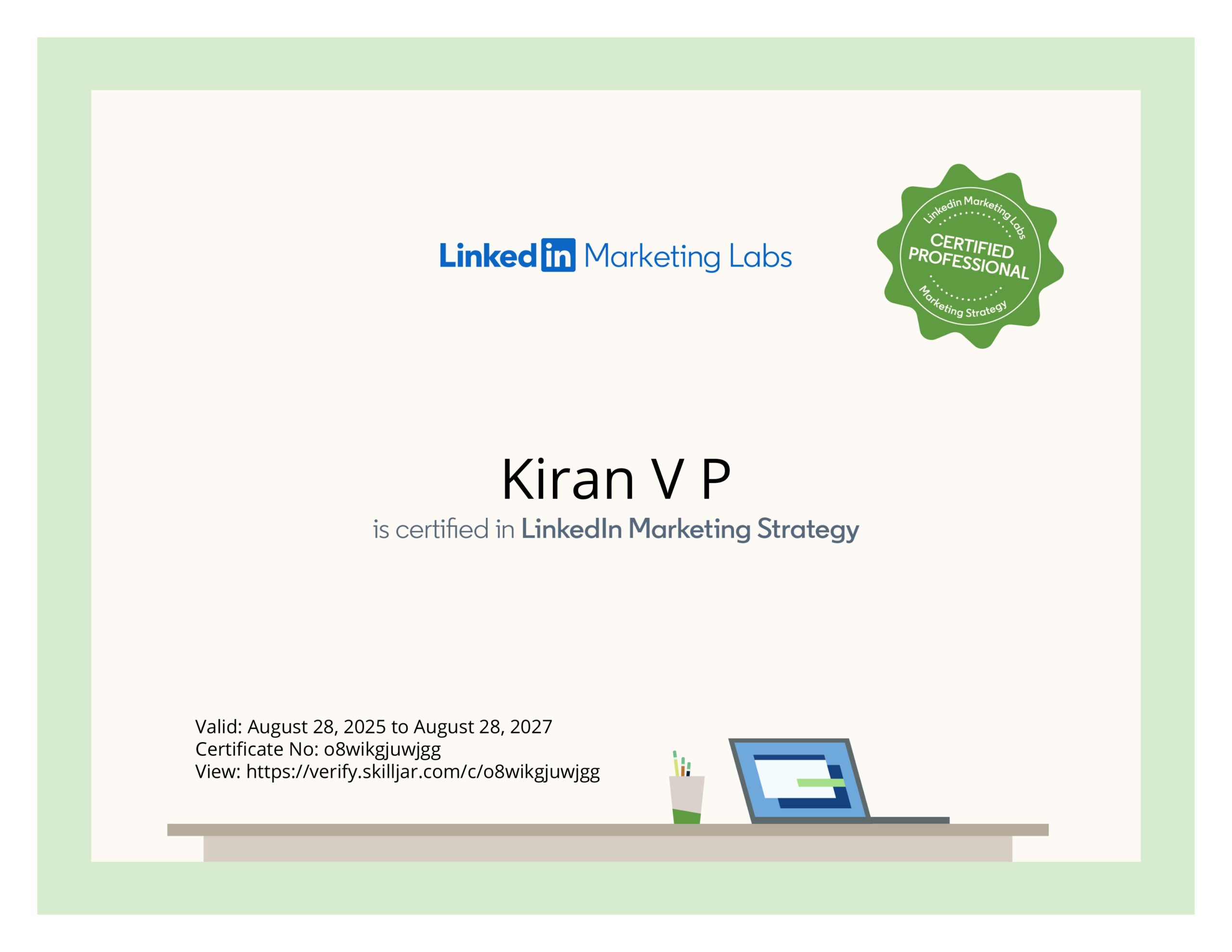 LinkedIn Certificate