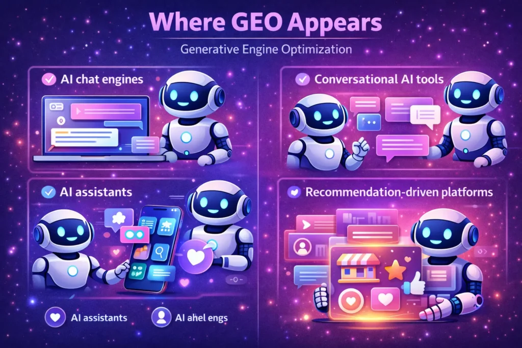 Where GEO Appears 